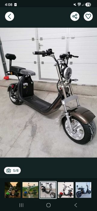 Scuter electric/Scuter Harley City black