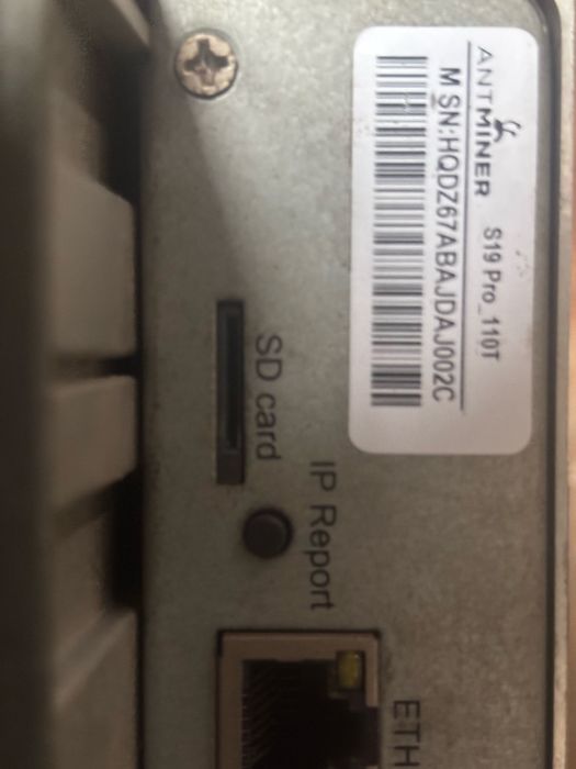 Antminet s19 pro 110 th