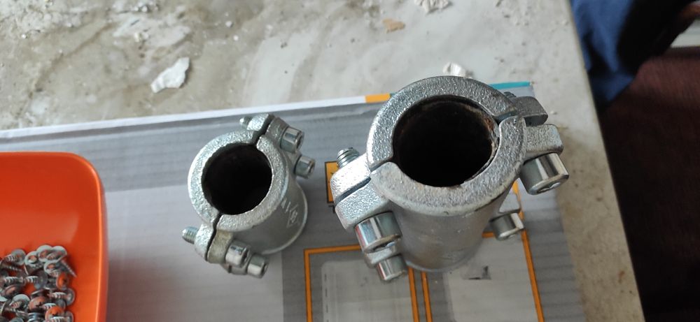 Скоби муфи за тръби 1 цол