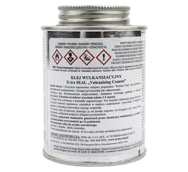 Solutie vulcanizare cement pentru lipit petice 237 ml albastru