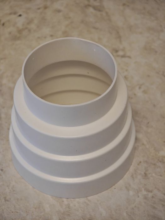 Воздуховод алюминиевый с переходником