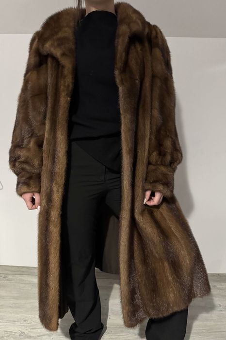 Palton din blană naturală de vizon(nurca)
