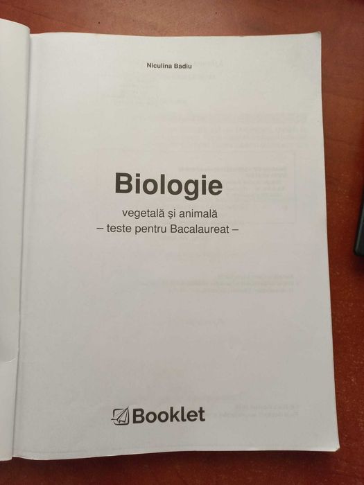 Culegere de BAC, biologie, materie 9-10, Niculina Badiu