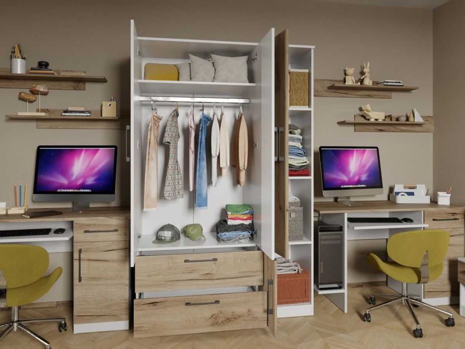 Set Mobila Dormitor Tineret Mihai C24 - Transport Gratuit in 4-10 zile