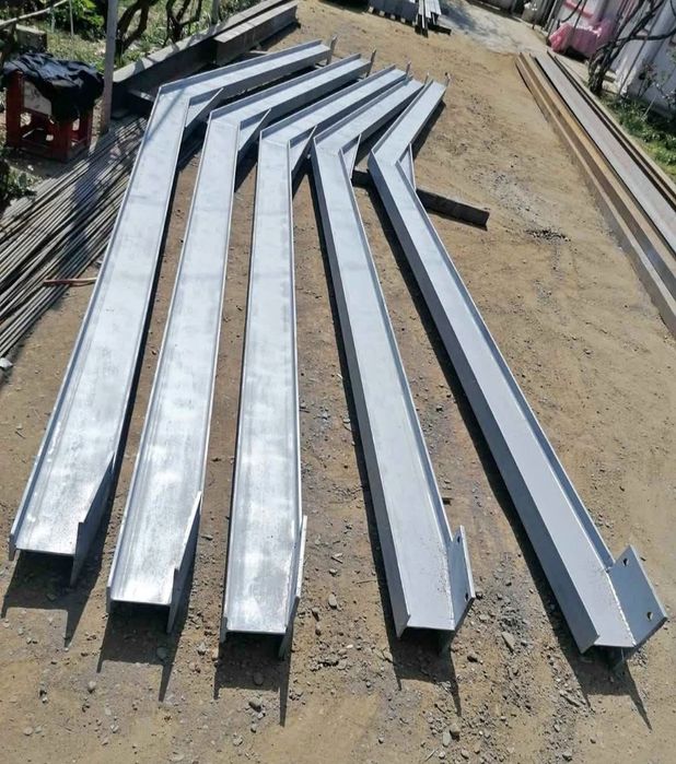 Vând 4ferme metalice la 8m din profil ipe 160