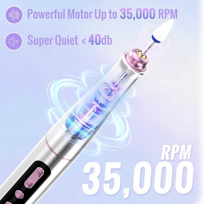 Комплект за маникюр и педикюр с 5 скорости  13 в 1 	Denabuty