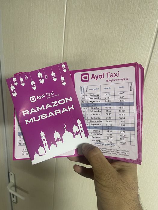 Poligrafiya arzon narxlarda. Bloknot, flayer vizitka paket ruchka