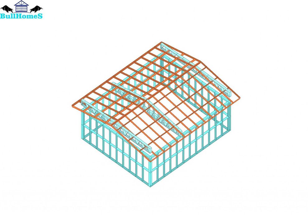 Бунгало,Къща,Преместваема къща,Сглобяеми къщи,Модулни,Жилищни-42м²