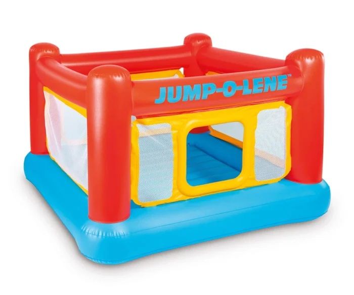 Детски надуваем батут Jump-O-Lene Intex, 174 х 174 х 112 см, PVC, безо