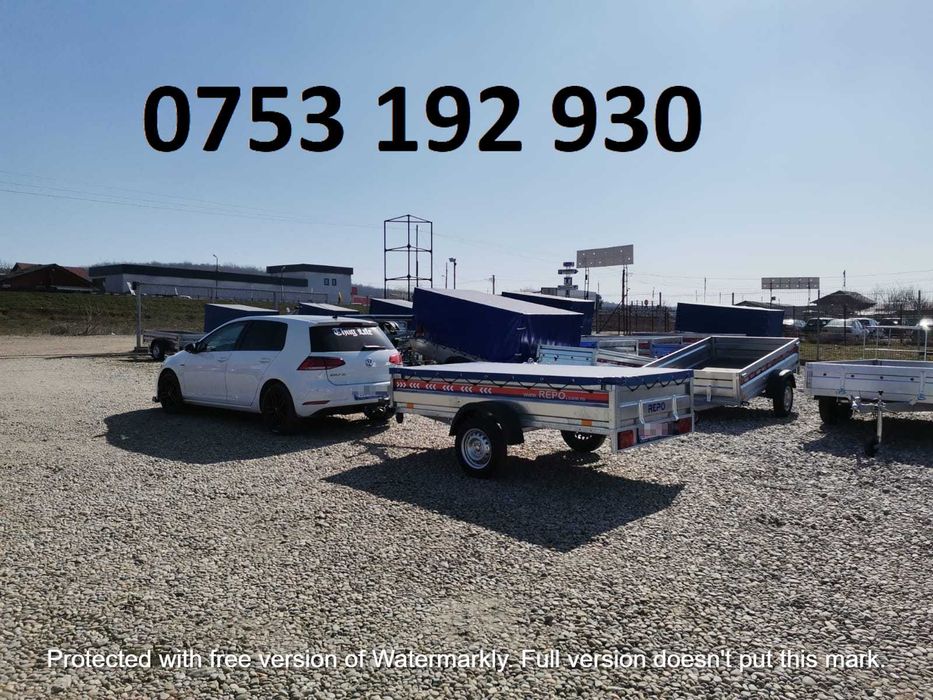 Remorca 750 kg Auto Atv Apicol Moto Omoloagare Rar Repo