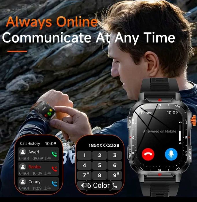 1100mah Смарт часовник/ Smart wath 2026