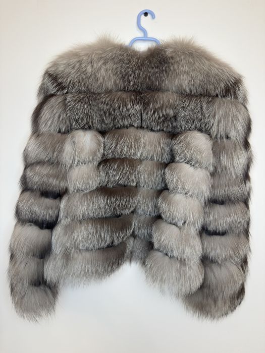 Haine blana vulpe argintie 5 in 1