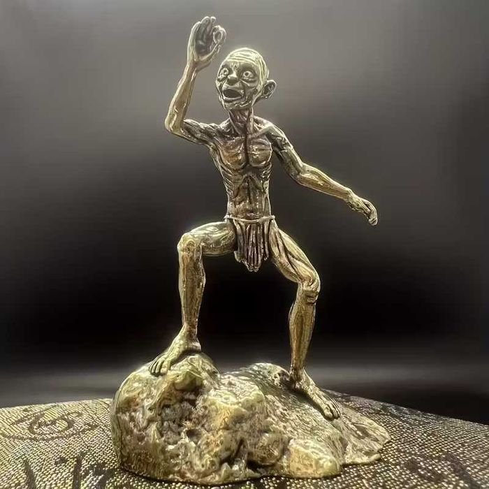 Фигура Ам-гъл Смеагол Хобит Sméagol My precious,ръчна изработка, бронз