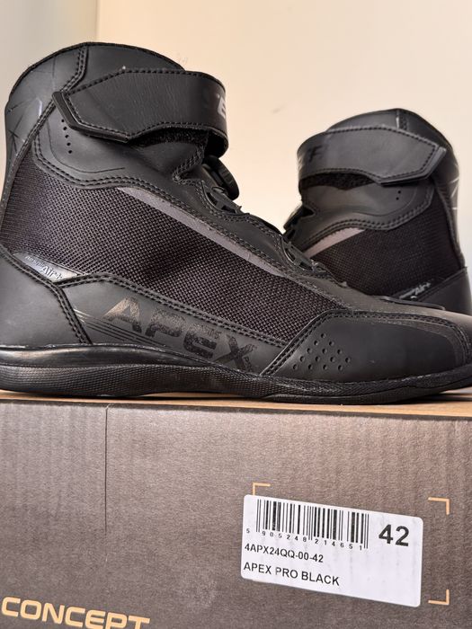 Ghete moto SECA Apex Pro Black mărime 42