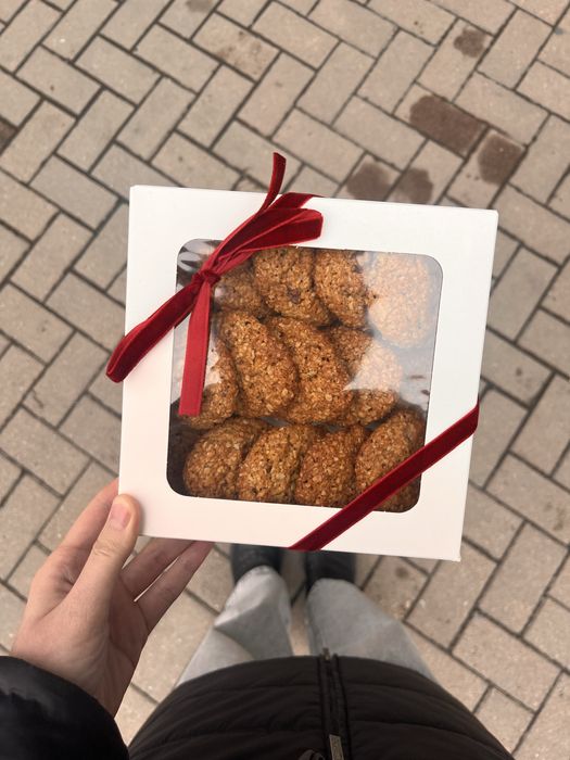 Домашнее овсяное печенье