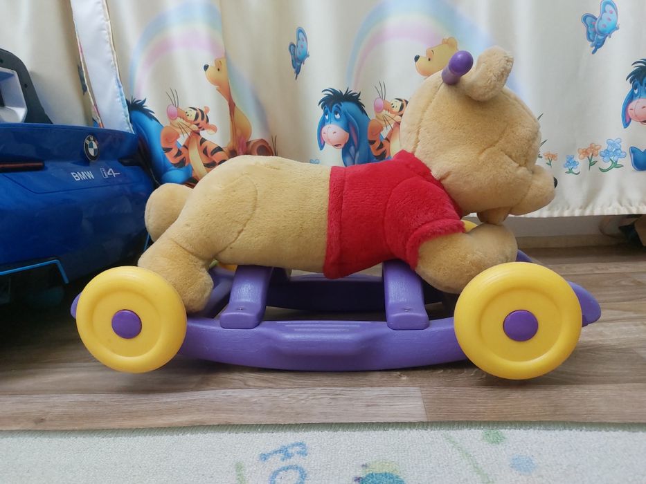 2в1 люлеещо се мече и кракомобил Мечо Пух