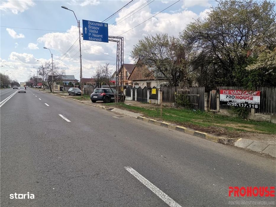 OFERTA limitata!!! Teren Calea Romanului - stradal