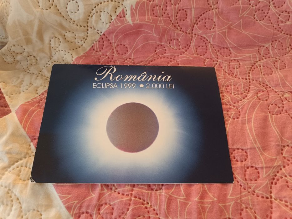 Vând bancnotă 2000 lei eclipsa 1999