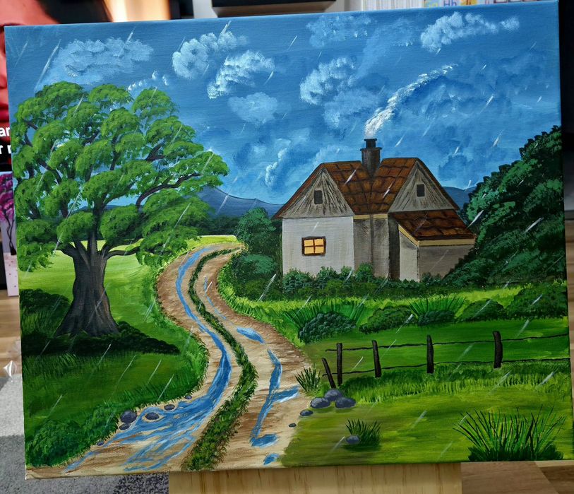 Tablouri pictate manual