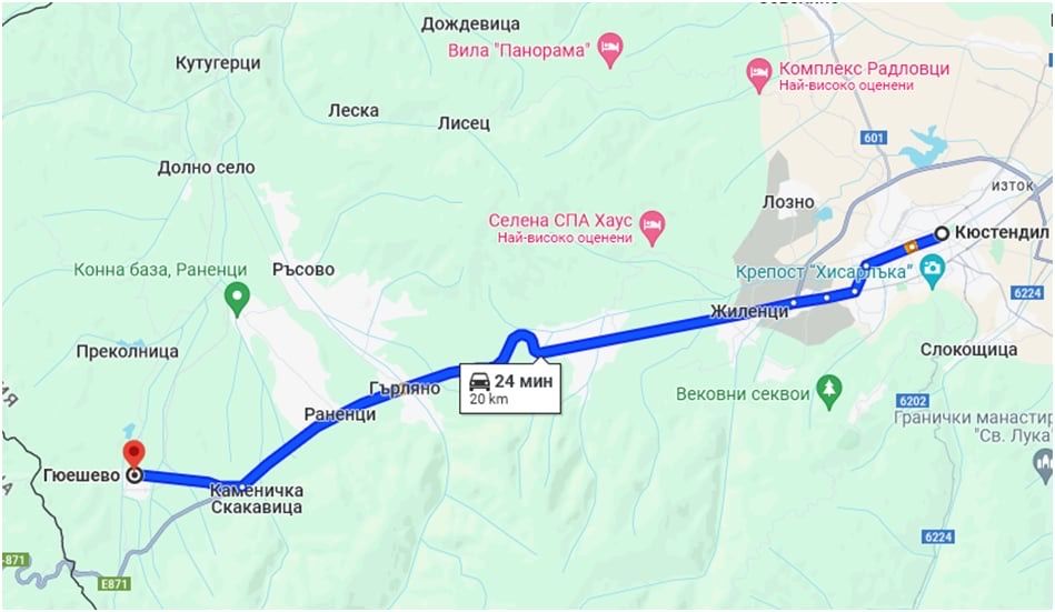 Продава се Парцел в Кюстендил, Върташево - 855 кв.м за 18 €/кв.м - Снимка #5