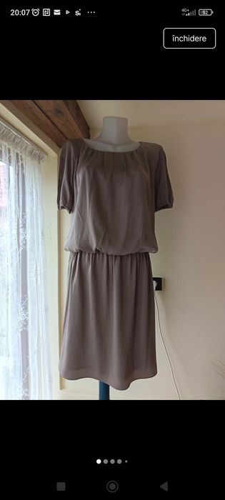 Rochie matase Hugo Boss măr M/ L
