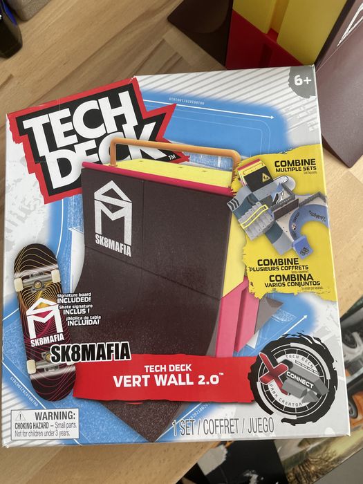 Rampă și Skateboard Tech Deck