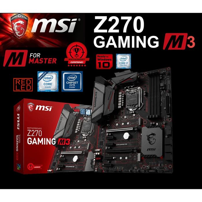 Midi-tower MSI,  MSI Z270 Gaming m3
