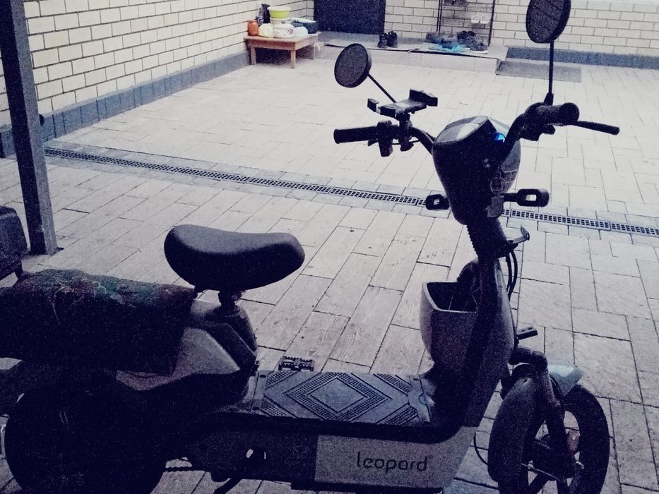 Электро скутер леопард новый