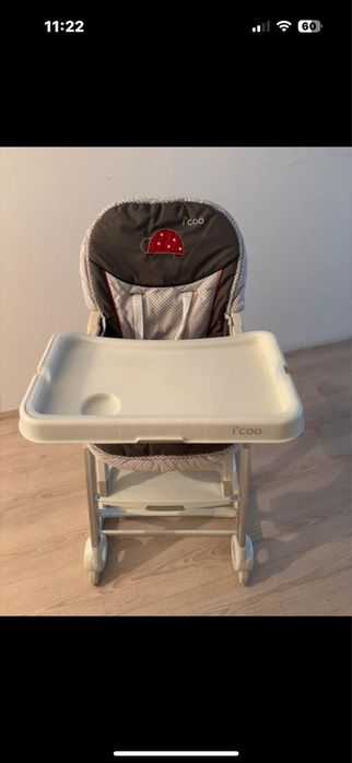 Icoo 3 in 1 scaun de masa , patut , leagan