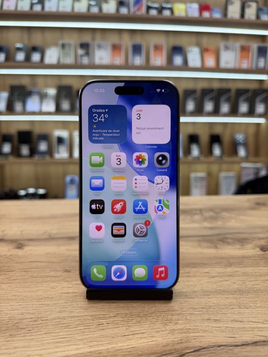 ‼️iPhone 16 Pro 128Gb Natural - Sanatate bat.97% - Garantie 12 luni