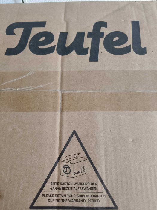 Subwoofer Teufel, nou, clasa D, 200 Watt, fabricat in Germania