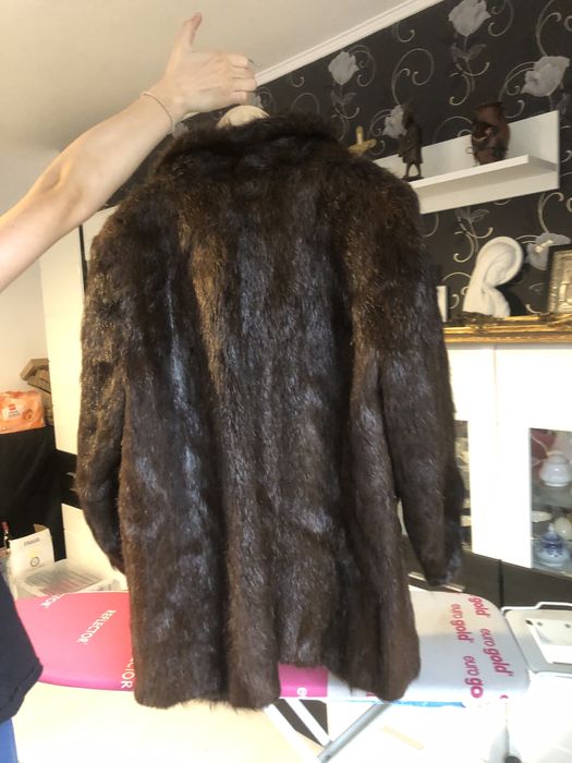Blana de castor de femei, naturala