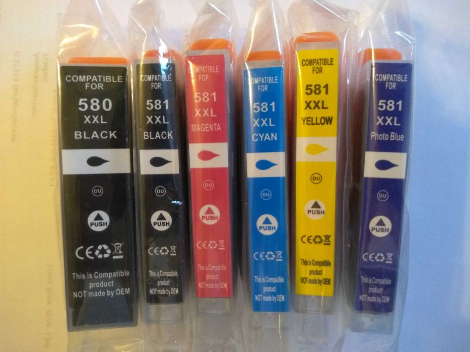 Комплект мастилници касети тонер мастило Canon TS705 PGI580 CLI581