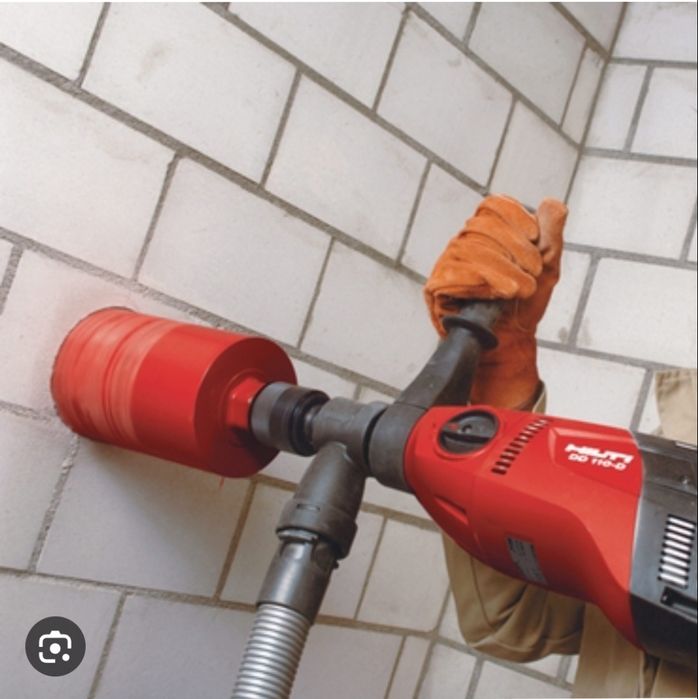 Сухое алмазное сверление