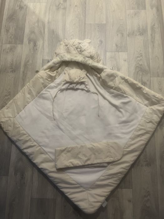 Детский зимний конверт для выписки