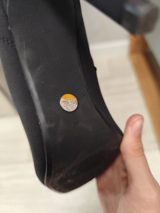 Сапоги Zara чулки