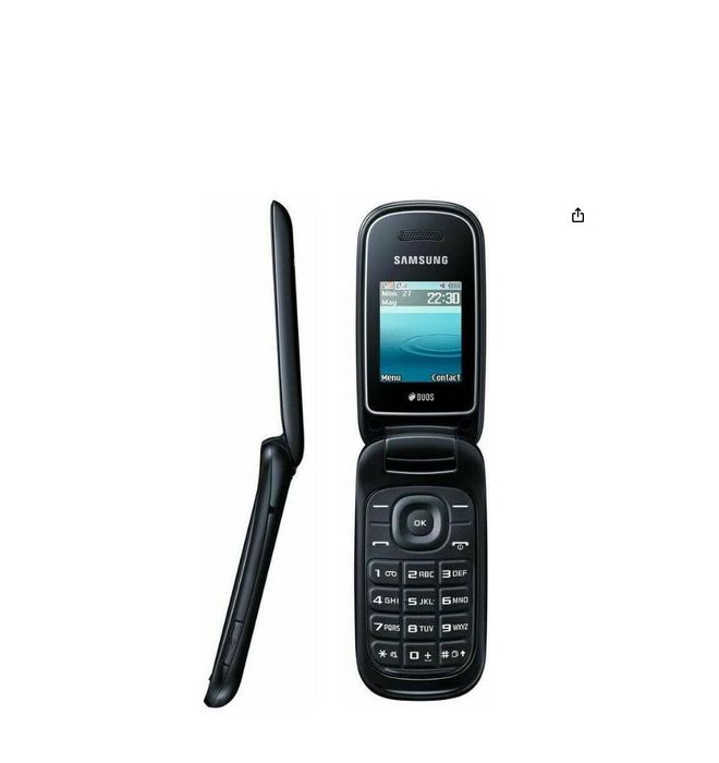 Telefon mobil Samsung E1272, Dual Sim,Black
