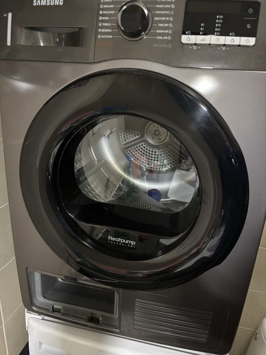 Uscator de rufe Samsung DV90TA040AX, pompa de caldura, 9kg, A++