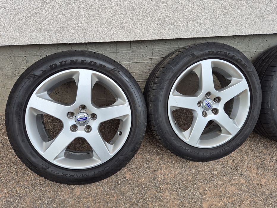 Volvo - aлуминиеви джанти 17 5x108 с гуми Dunlop - 225/50/17