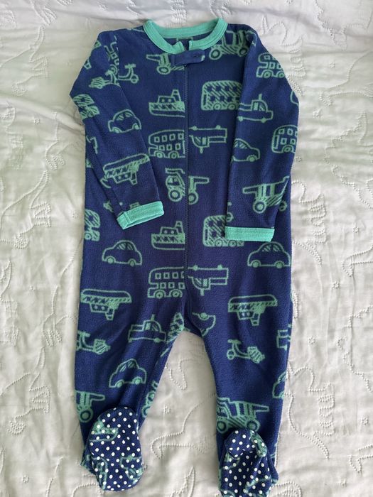 Поларени пижами и потници за момче размер 98/104