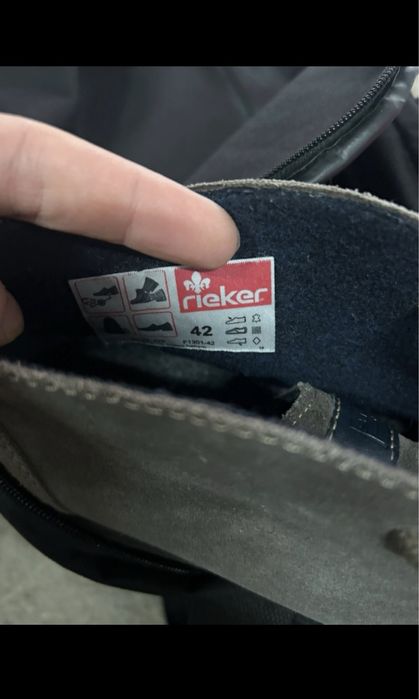 Pantofi piele barbati Rieker