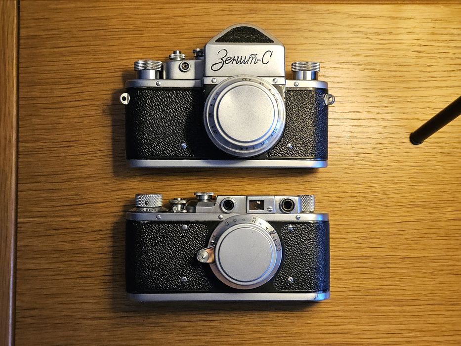 Aparat foto pe film Zenit-C cu Industar 50