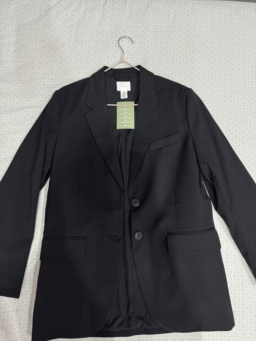 пиджак черный женский