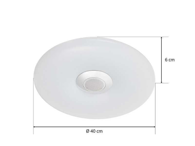 НОВ! Led плафон с Bluetooth тонколона,Лампа