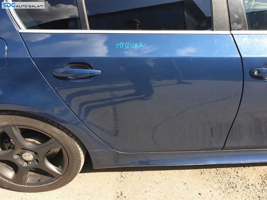 Usa Usi Portiera Portiere Dreapta Spate Dezechipata BMW Seria 5 E60 2003 - 2010 Culoare Mysticblau Metallic A07/5 [C1215]