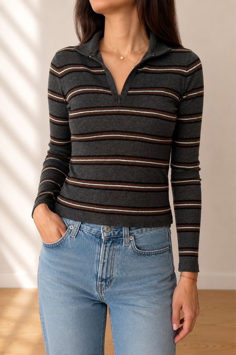 Блуза фино плетиво с вълна Massimo Dutti