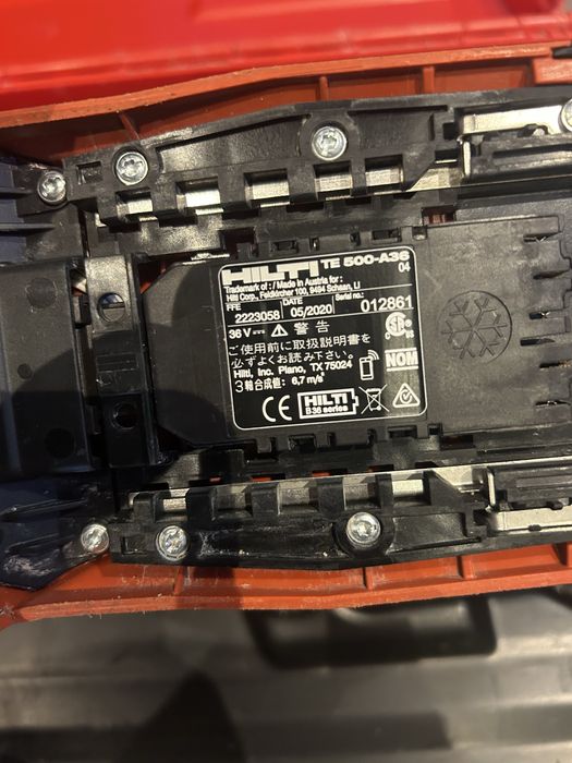 Hilti TE 500-A36