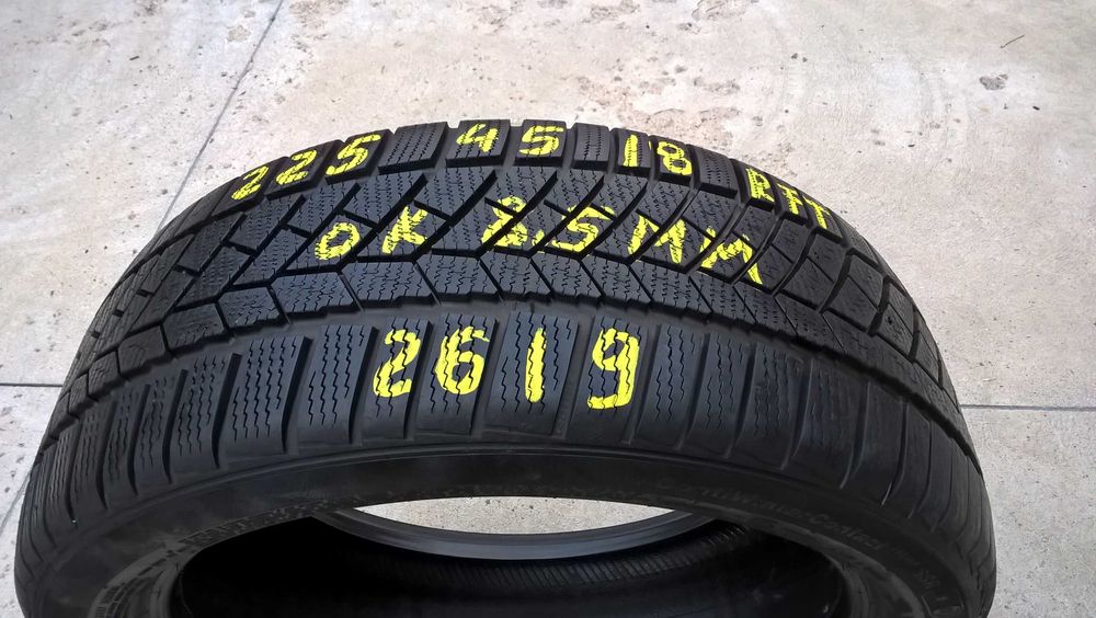 Doua anvelope iarna 225 45 18 continental wintercontact TS 830P rft