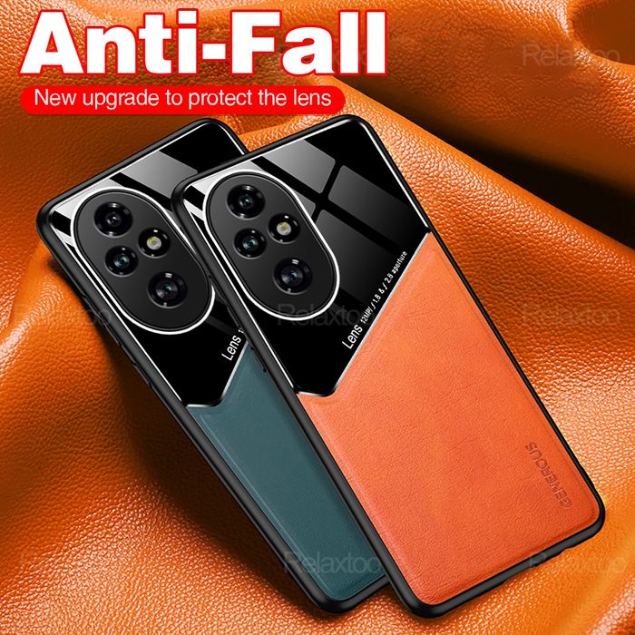 Honor 200 / 200 Pro / GENEROUS Кожен кейс гръб с магнит