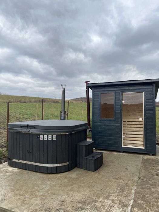 Ciubar din acril si sauna